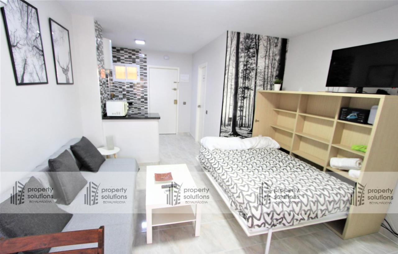 243 Aguila Apartamentos - Estudio Vista Al Mar - Piscina Y Playa Benalmádena Eksteriør billede
